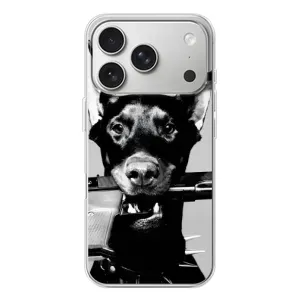 Чохол ДОБЕРМАН для iPhone 17 Pro (Небезпечний доберман)