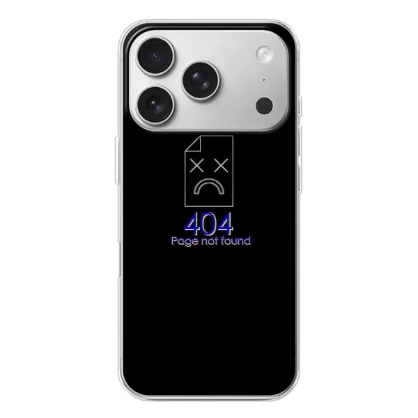 Чехол с рисунком «Ошибка 404» для iPhone 17 Pro