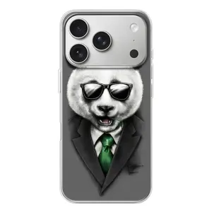 Чохли з Пандами на iPhone 17 Pro (Панда в окулярах)