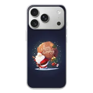 Чехол Санта Клаус для iPhone 17 Pro (Подарки от Санты)