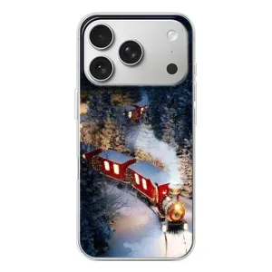 Силиконовый бампер на рождество для iPhone 17 Pro (Поезд)