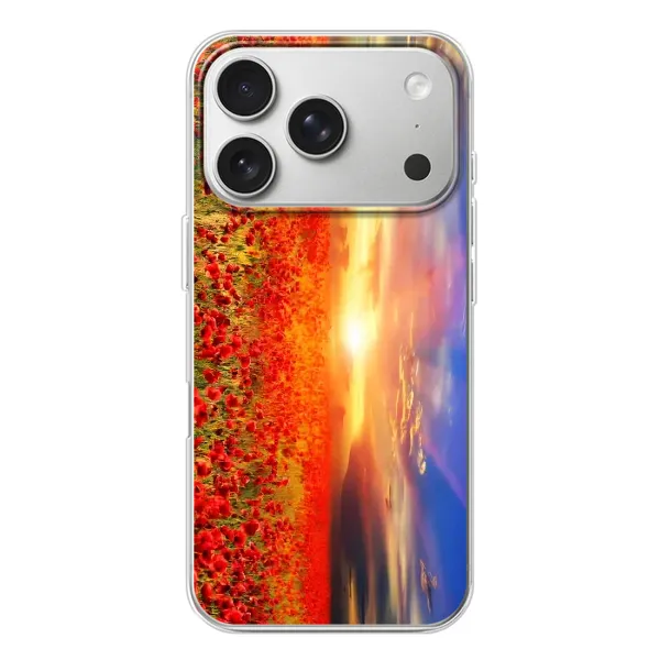 Чехол с рисунком «Поле тюльпанов» для iPhone 17 Pro Чехол с рисунком «Поле тюльпанов» для iPhone 17 Pro