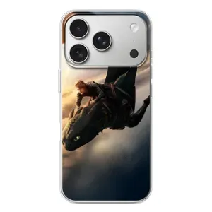 Чехол дракон Беззубик для iPhone 17 Pro (Полет Беззубика)