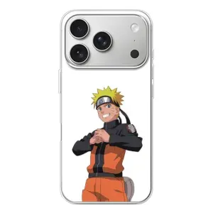 Чехлы с принтом Наруто на iPhone 17 Pro (Радосный Наруто)