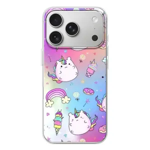 Чехол Unicorn на iPhone 17 Pro (Радуга и Единорог)