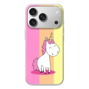 Чехол Unicorn на iPhone 17 Pro (Радужный Единорог)