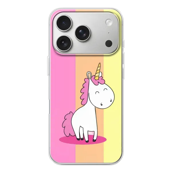 Чехол с рисунком «Радужный Единорог» для iPhone 17 Pro Чехол с рисунком «Радужный Единорог» для iPhone 17 Pro