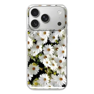 Чехол с ромашками на iPhone 17 Pro (Рамка в ромашках)