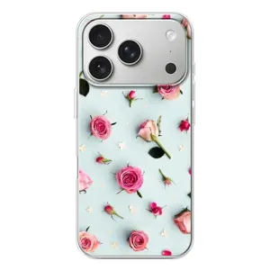 Чехлы с принтом Розочки для iPhone 17 Pro (Разные цветы)