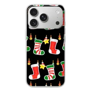 Силиконовый бампер на рождество для iPhone 17 Pro (Рождественские подарки)