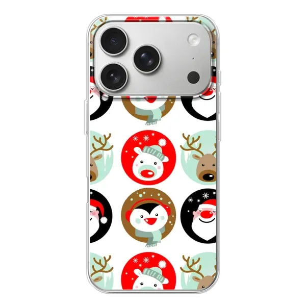 Чехол с рисунком «Рождественский принт» для iPhone 17 Pro Чехол с рисунком «Рождественский принт» для iPhone 17 Pro