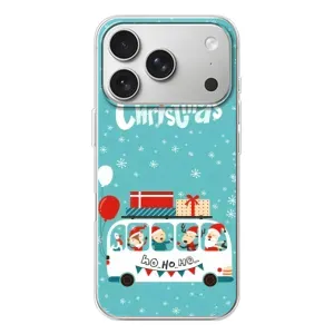 Силиконовый бампер на рождество для iPhone 17 Pro (Рождественское настроение)