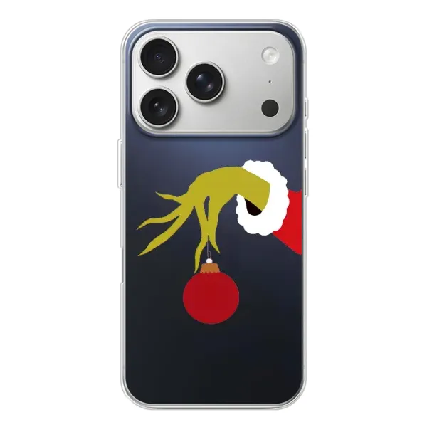 Чехол с рисунком «Рука Гринча» для iPhone 17 Pro