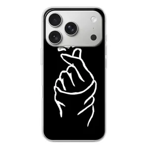 Чохол (Знак сердечка) для iPhone 17 Pro (Сердечко на чорному)