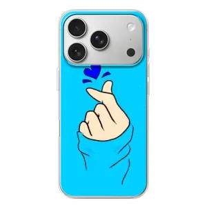 Чохол (Знак сердечка) для iPhone 17 Pro (Сердечко на синоьому)