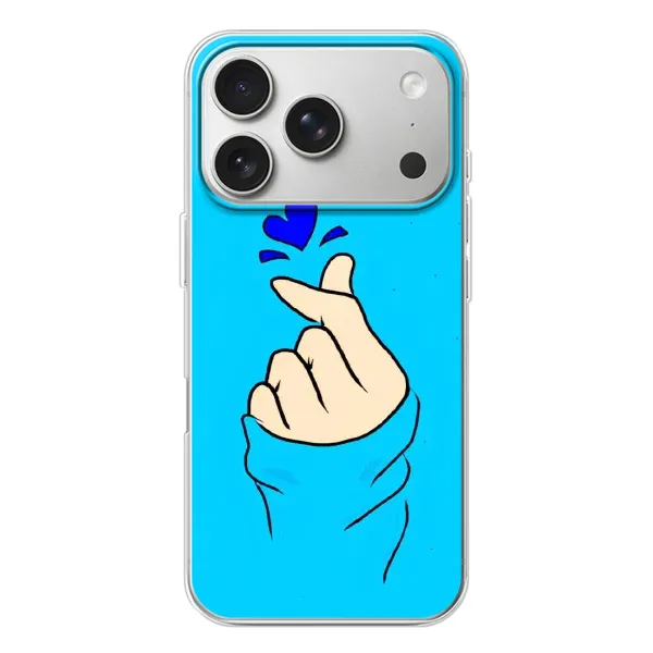 Чехол с рисунком «Сердце на синем» для iPhone 17 Pro Чехол с рисунком «Сердце на синем» для iPhone 17 Pro