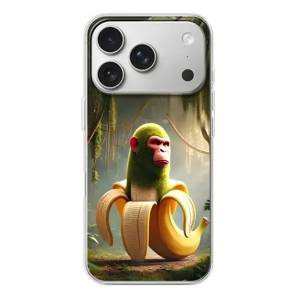 Чехол с рисунком «Шимпанзини бананини» для iPhone 17 Pro Чехол с рисунком «Шимпанзини бананини» для iPhone 17 Pro