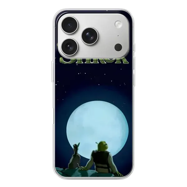 Чохол з малюнком «Шрек на місяці» для iPhone 17 Pro Чохол з малюнком «Шрек на місяці» для iPhone 17 Pro