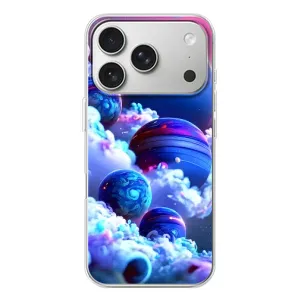 Чохли КОСМОС на iPhone 17 Pro (Сині планети)