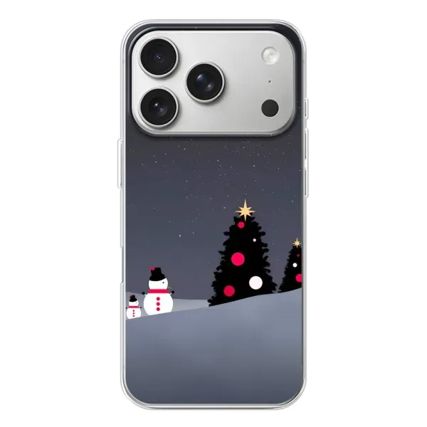 Чехол с рисунком «Снеговички» для iPhone 17 Pro