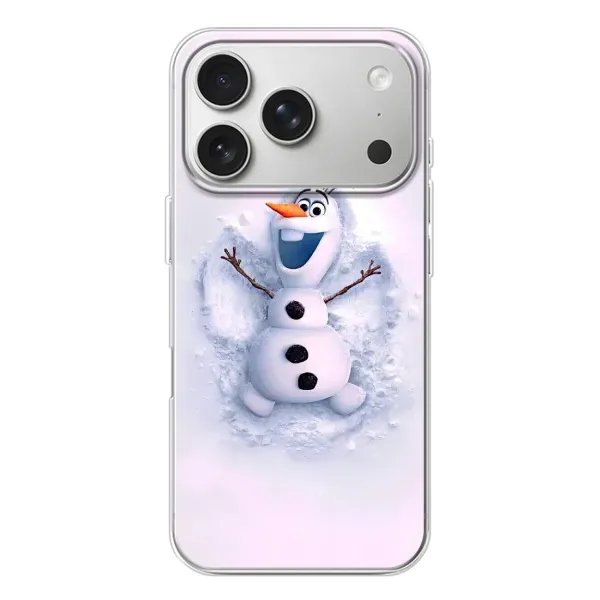 Чехол с рисунком «Снеговик Олов» для iPhone 17 Pro