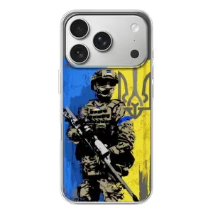 Чохли з принтом (Воїни ЗСУ) для iPhone 17 Pro (Солдат ЗСУ)