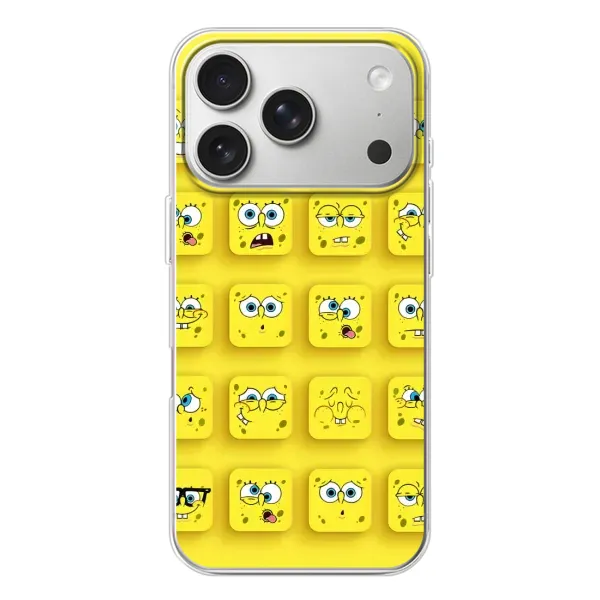 Чехол с рисунком «Спанч-БОБ» для iPhone 17 Pro