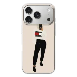 Силіконовый Чохол на iPhone 17 Pro з картинкой Модных девушек (Стильна)