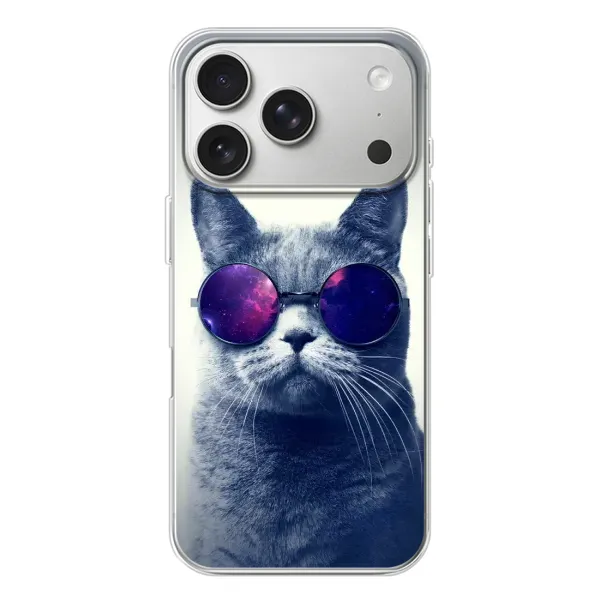Чохол з малюнком «Стильний КОТ» для iPhone 17 Pro Чохол з малюнком «Стильний КОТ» для iPhone 17 Pro