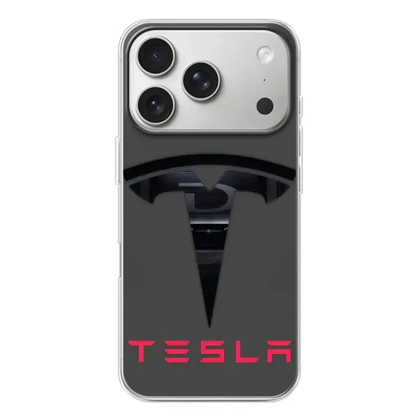 Чехол с рисунком «Logo TESLA» для iPhone 17 Pro Чехол с рисунком «Logo TESLA» для iPhone 17 Pro