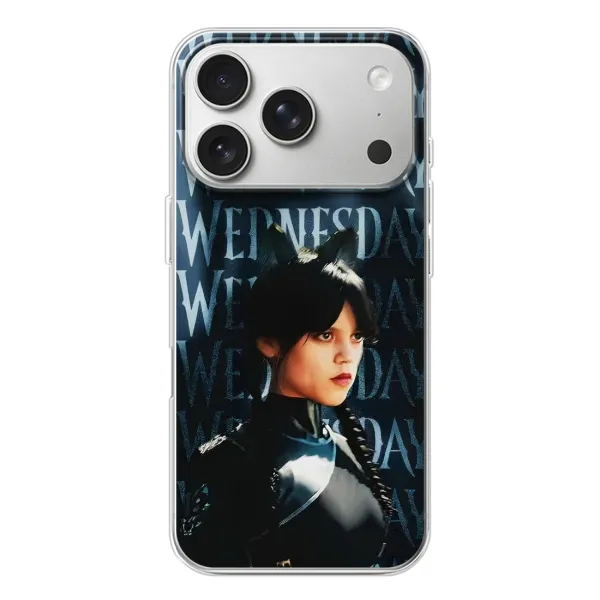 Чохол з малюнком «Вендсдей з ушками» для iPhone 17 Pro Чохол з малюнком «Вендсдей з ушками» для iPhone 17 Pro