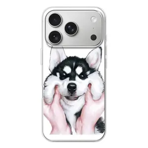 Бампер для iPhone 17 Pro з картинкою "Песики" (Собака Хаскі)