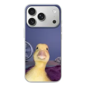 Бампер с принтом Мемы для iPhone 17 Pro (Утка)