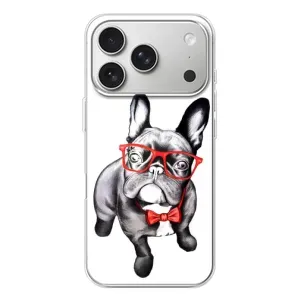 Бампер для iPhone 17 Pro з картинкою "Песики" (В окулярах)