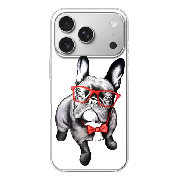 Чехол с рисунком «В очках» для iPhone 17 Pro Чехол с рисунком «В очках» для iPhone 17 Pro