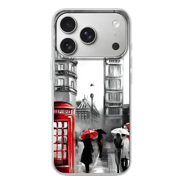 Чехол с рисунком «Вид на Биг Бен» для iPhone 17 Pro