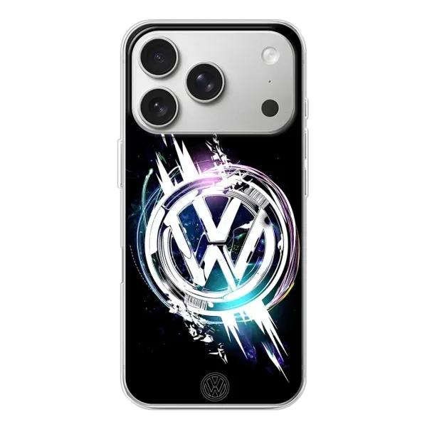 Чехол с рисунком «Volkswagen на черном» для iPhone 17 Pro Чехол с рисунком «Volkswagen на черном» для iPhone 17 Pro