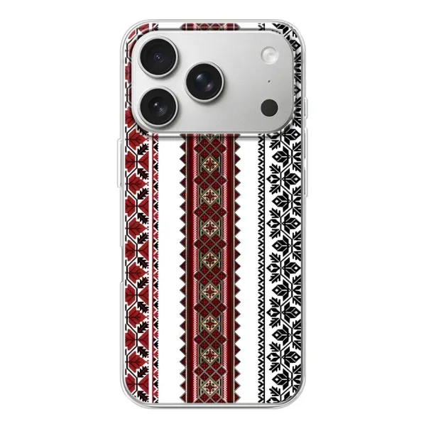 Чехол с рисунком «Вышиваночки» для iPhone 17 Pro Чехол с рисунком «Вышиваночки» для iPhone 17 Pro