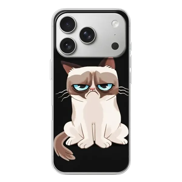 Чехол с рисунком «Взгляд кота» для iPhone 17 Pro Чехол с рисунком «Взгляд кота» для iPhone 17 Pro