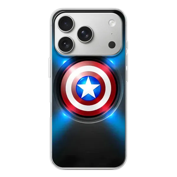 Чохол з малюнком «Яскраий Щит Капітана» для iPhone 17 Pro Чохол з малюнком «Яскраий Щит Капітана» для iPhone 17 Pro