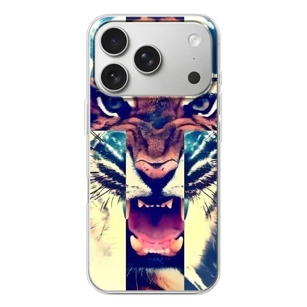 Чехол с рисунком «Яркий Тигр» для iPhone 17 Pro Чехол с рисунком «Яркий Тигр» для iPhone 17 Pro