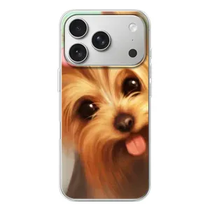 Чохол (ТПУ) Милі песики для iPhone 17 Pro (Йоркширський тер'єр)