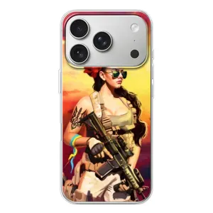 ЗСУ Чохли (TPU) для iPhone 17 Pro (Жінка солдат)