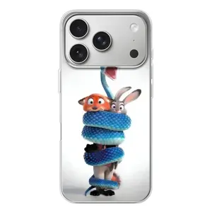 Силиконовый чехол с принтом Зоотрополіс для iPhone 17 Pro (Змея Зоо)
