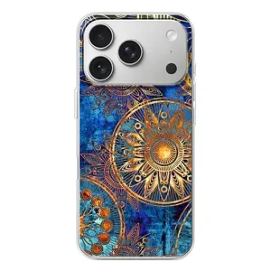 Чехлы со смыслом для iPhone 17 Pro (Золотые узоры)