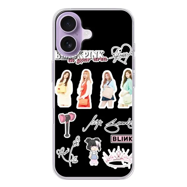 Чехол с рисунком «Арт блэкпинг» для iPhone 17