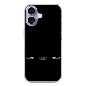 Силіконовий бампер з картинкою машини на iPhone 17 (Сілует Audi)