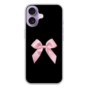 Чехол банты для iPhone 17 (Бант на черном)