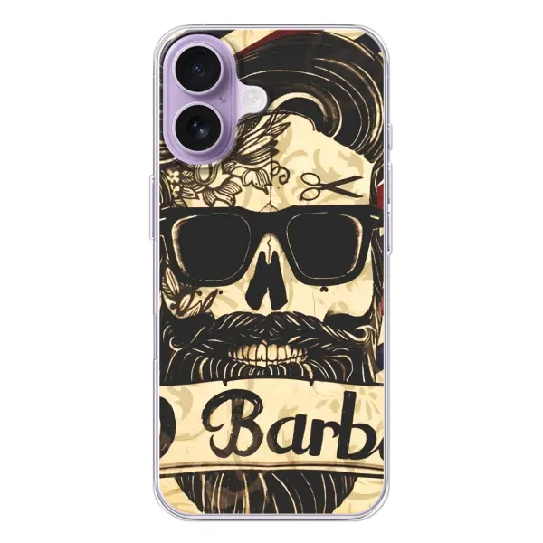 Чехол с рисунком «Барбер шоп» для iPhone 17