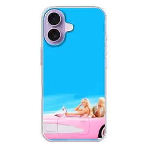 Силиконовый Чехол Барби Фильм на iPhone 17 (Барби и Кен)